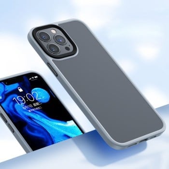 Противоударный чехол Benks Frosted для iPhone 13 Pro Max - серый