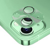 Захисне скло на камеру ENKAY Aluminium для iPhone 15/15 Plus - зелене
