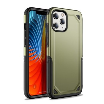 Противоударный чехол Rugged Armor на iPhone 12 Pro Max - зеленый