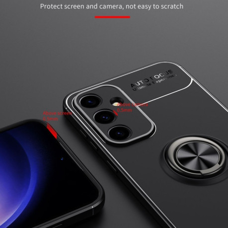 Ударозащитный чехол Metal Ring Holder для Samsung Galaxy S23 FE - красный