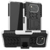 Противоударный чехол Tire Texture на Xiaomi Poco X3 / Poco X3 Pro - белый