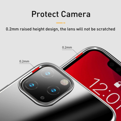 Силіконовий чохол Baseus Shining case на iPhone 11 Pro-червоний