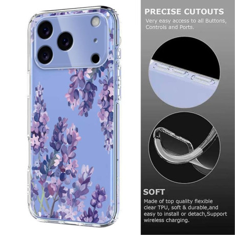 Чехол Flower Pattern Painted для iPhone 17 Pro Max - разноцветный