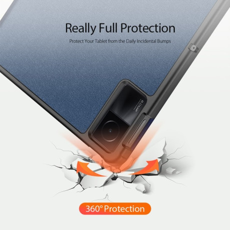 Противоударный чехол DUX DUCIS Domo Series для Xiaomi Redmi Pad SE - синий