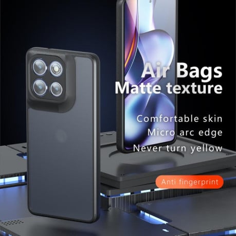 Чохол Armor Precise Hole гібрид на Motorola Moto G86/G86 Power 5G - прозорий
