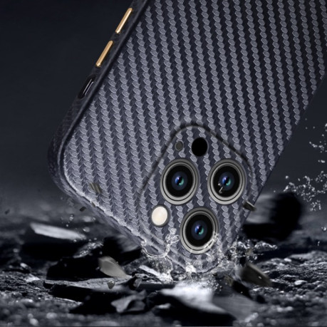 Протиударний чохол R-JUST Carbon для iPhone 14 Pro Max - сірий
