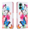 Чехол-книжка Colored Drawing Pattern для OPPO A78 4G - Butterflies