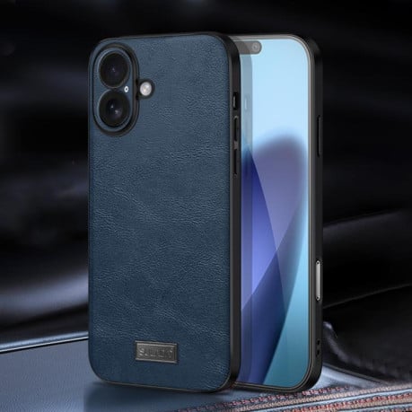 Чехол SULADA гибрид Handmade на iPhone 17 - синий