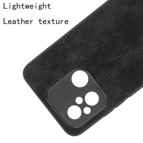 Ударозащитный чехол Sewing Cow Pattern для Xiaomi Poco C55/Redmi 12C/11A- черный