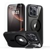 Оригінальний чохол ESR Classic Kickstand Halolock Magsafe для iPhone 16 Pro Max - Clear Black