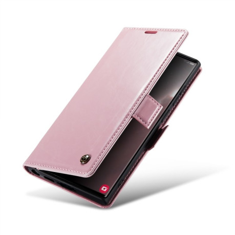 Чехол-книжка CaseMe 003 Series для Samsung Galaxy S23 Ultra 5G - розовое золото