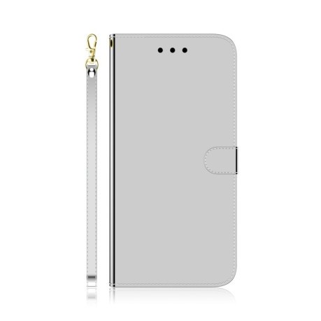 Чохол-книжка Lmitated Mirror для Samsung Galaxy A24 4G - сріблястий