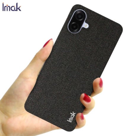 Чехол imak Ruiyi Series с фактурой Cloth на Samsung Galaxy A07 4G - черный