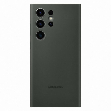 Оригинальный чехол Samsung Silicone Cover Rubber для Samsung Galaxy S23 Ultra - khaki (EF-PS918TGEGWW)