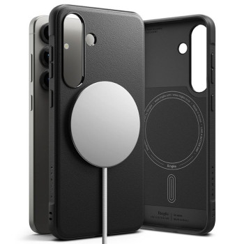 Оригінальний чохол Ringke Onyx MagSafe для Samsung Galaxy S25 - black