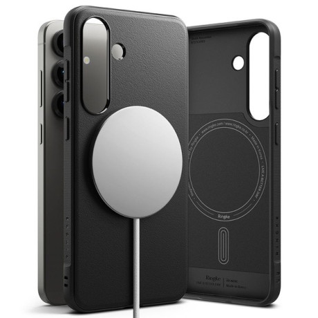 Оригінальний чохол Ringke Onyx MagSafe для Samsung Galaxy S25 - black