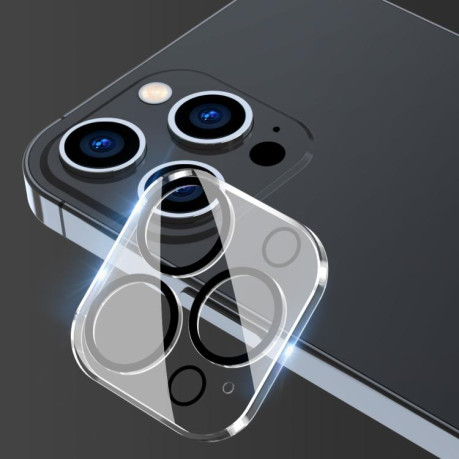 Защитное стекло на камеру ENKAY Hat-Prince 9H для iPhone 17 Pro - черное