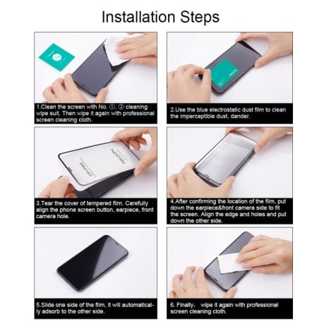 3D Защитное стекло NILLKIN CP+Pro 9H Explosion-proof на Samsung Galaxy S25 FE 5G - черное
