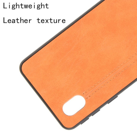 Ударозащитный чехол Sewing Cow Pattern на Samsung Galaxy A01 Core / M01 Core - оранжевый