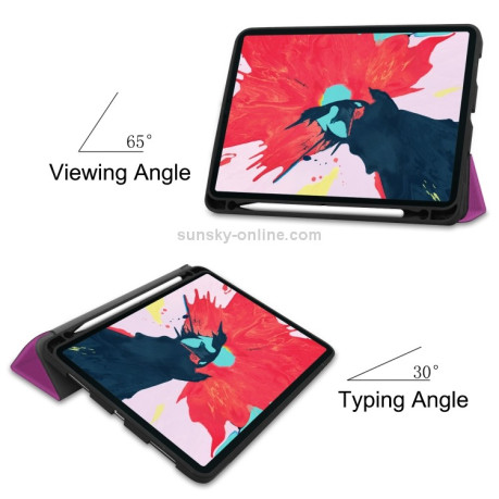 Чохол-книжка Custer Pattern для iPad Pro 11 inch 2020/Pro 11 2018- фіолетовий