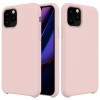 Силіконовий чохол Solid Color Liquid на iPhone 11 Pro-рожевий
