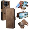 Чехол-книжка CaseNeo MagSafe RFID Anti-theft Retro Leather для Redmi Note 15 Pro 5G Global  — коричневый