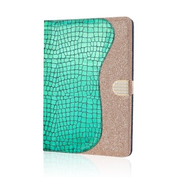 Чехол-книжка Glitter Stitching Crocodile для iPad Mini 4 / 3 / 2 / 1 - зеленый