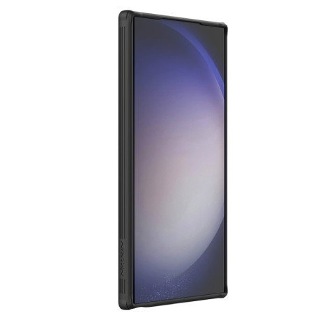 Противоударный чехол NILLKIN Black Mirror Prop CD Texture Mirror MagSafe Magneticна Samsung Galaxy S24 Ultra 5G - черный
