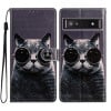 Чехол-книжка Colored Drawing Pattern для Google Pixel 9a - разноцветные