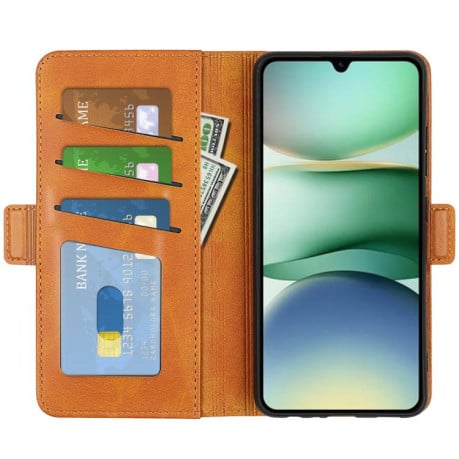 Чохол-книжка з двосторонньою магнітною застібкою на Xiaomi Redmi A5 4G 173.3mm - жовтий