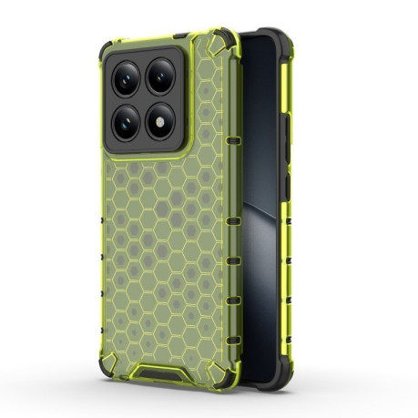 Чохол протиударний Honeycomb на Xiaomi 14T Pro 5G Global - зелений