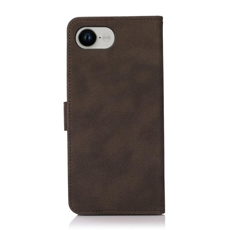 Чохол-книжка KHAZNEH Matte Texture для iPhone 16e - коричневий