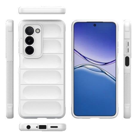 Силиконовый чехол Magic Flannel на OPPO A5 5G Global / K13x 5G Global - белый