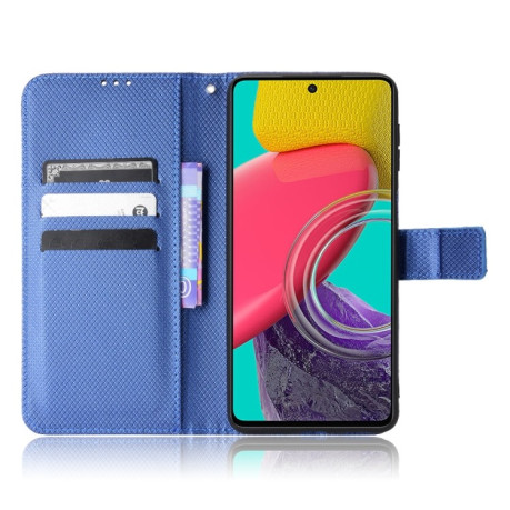 Чехол-книжка Diamond Texture для Samsung Galaxy M53 5G - синий