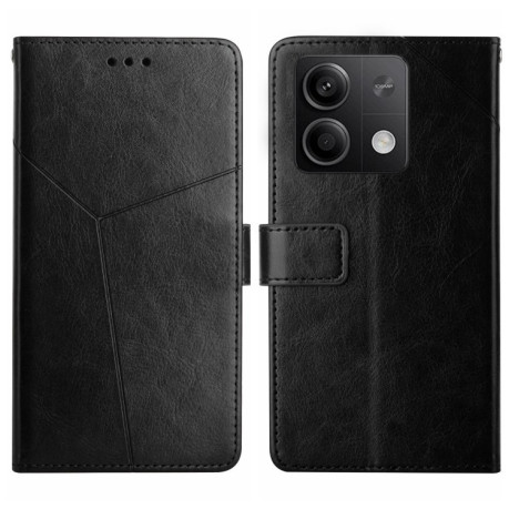 Чохол-книжка Y-shaped Pattern для Xiaomi Redmi Note 13 4G - чорний