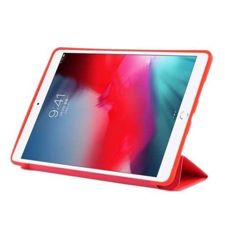 Чохол-книжка ES case Foldable Deformation із силіконовим тримачем на iPad Air 3 2019-червоний