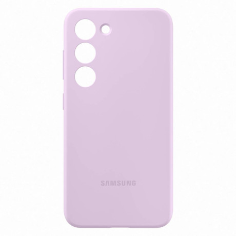 Оригінальний чохол Samsung Silicone Cover Rubber для Samsung Galaxy S23 - Lilac (EF-PS911TVEGWW)