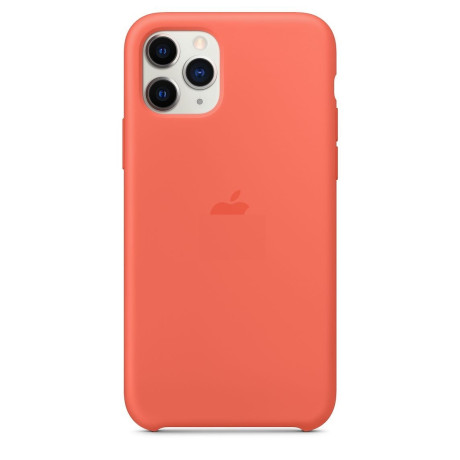Силиконовый чехол Silicone Case Clementine (Orange) на iPhone 11 Pro-премиальное качество