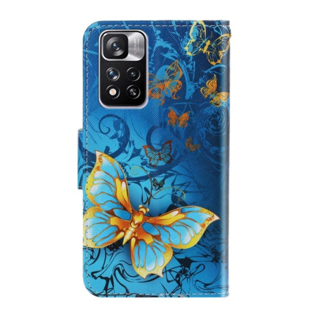 Чохол-книжка Colored Drawing Xiaomi Redmi Note 11 Pro 5G (China)/11 Pro+ - Jade Butterfly