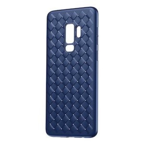Ультратонкий Чехол Baseus Weave Texture на Samsung Galaxy S9+Plus (G965) - синий