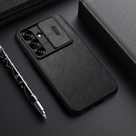 Чохол-книжка Nillkin Qin Series для Samsung Galaxy S25+ 5G - чорний