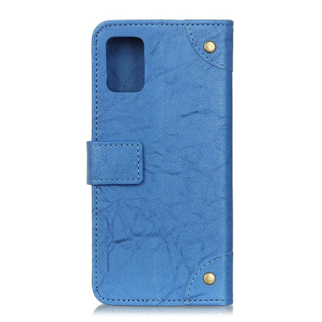 Чохол-книжка Copper Buckle Retro Crazy Samsung Galaxy M31s - синій