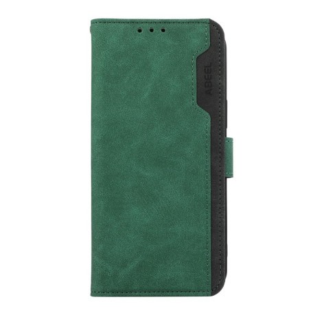 Чохол-книжка ABEEL Color Block Magnetic RFID Leather  для Samsung Galaxy A26 5G - Green-Black