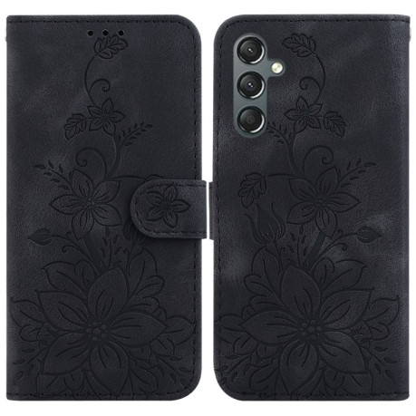 Чохол-книжка Lily Embossed Leather Samsung Galaxy S23 FE 5G - чорний
