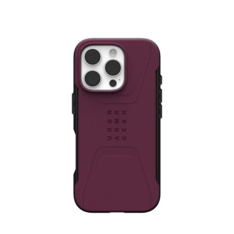 Оригінальний чохол UAG Civilian для iPhone 16 Pro - Red