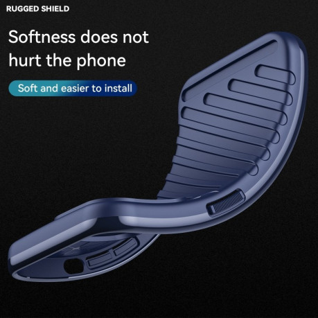 Противоударный чехол Thunderbolt на Samsung Galaxy A73 5G - синий