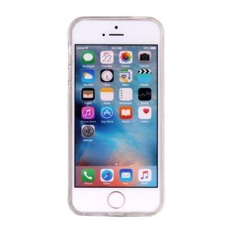 TPU Чехол Marbling белый для iPhone 5/ 5S/ SE