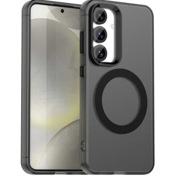 Протиударний чохол MagSafe Holder PC Hybrid  для Samsung Galaxy S25 5G - чорний