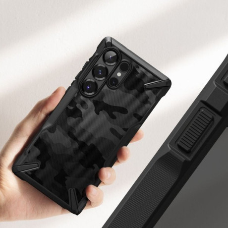 Оригінальний чохол Ringke Fusion X Design для Samsung Galaxy S25 Ultra - Black