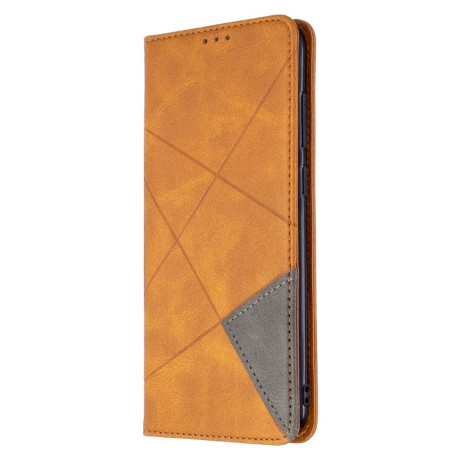 Чохол-книга Rhombus Texture на Samsung Galaxy A11/M11 - помаранчевий